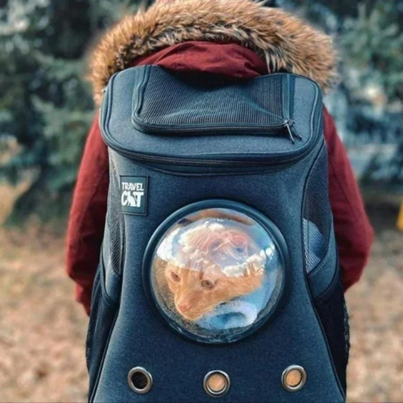 Large Cat Pet Backpack new - Picture 2 of 12